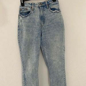 High rise jeans